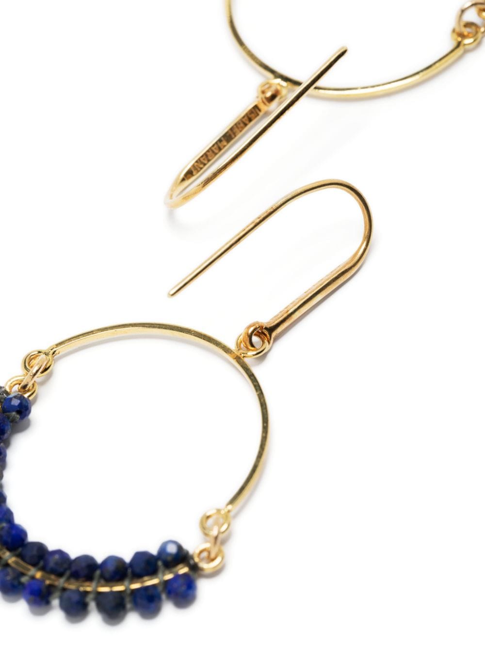 Shop Isabel Marant Shiny Cesaria Drop Earrings In Gold