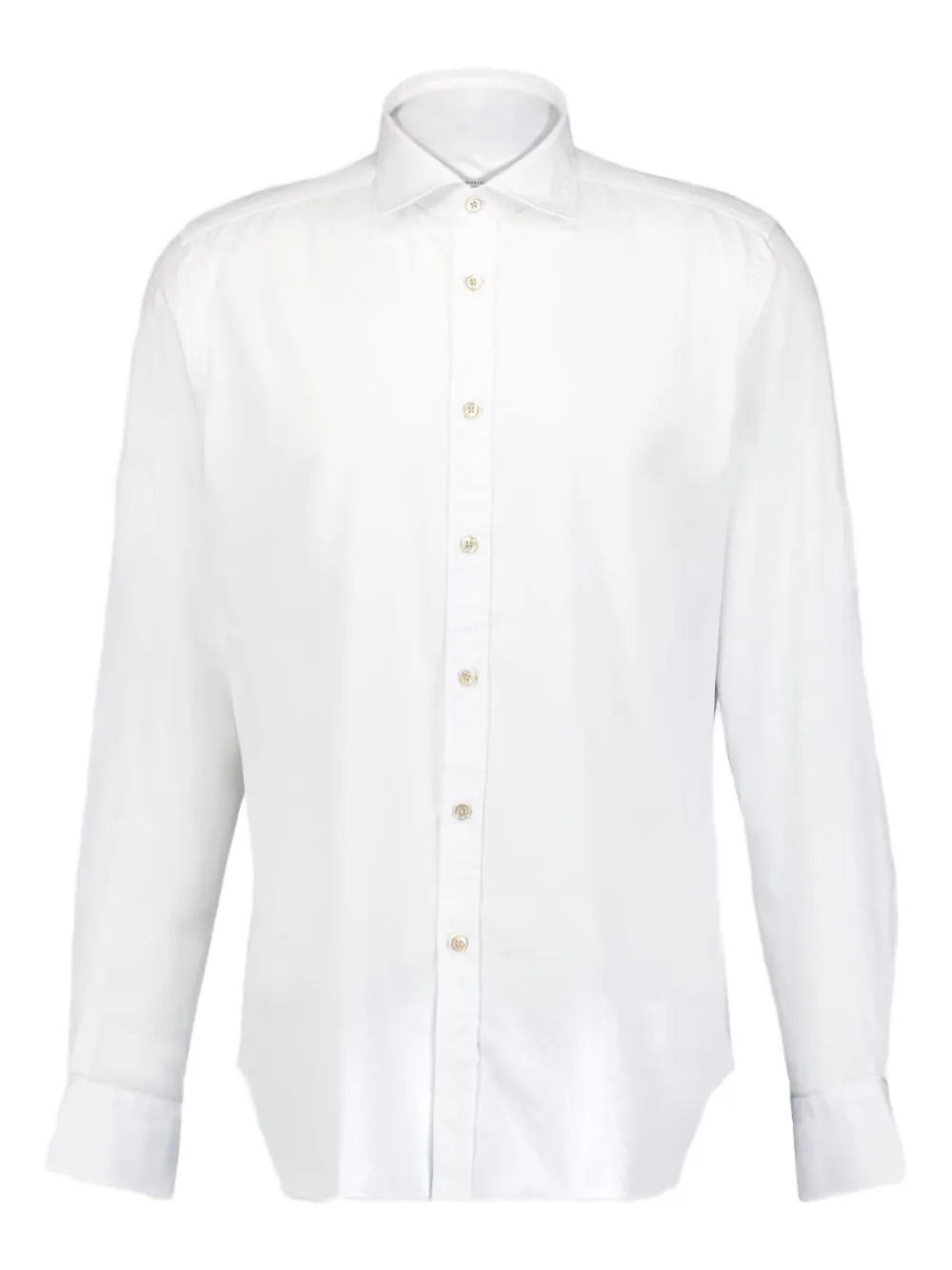 Boglioli long-sleeve button-fastening shirt 0101 WHITE