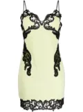 Alexander Wang lace-trimmed terry minidress - Green
