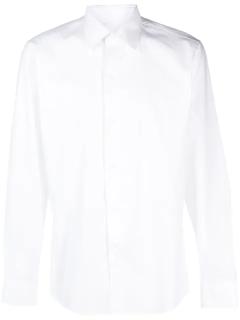 FURSAC straight-point collar cotton shirt 