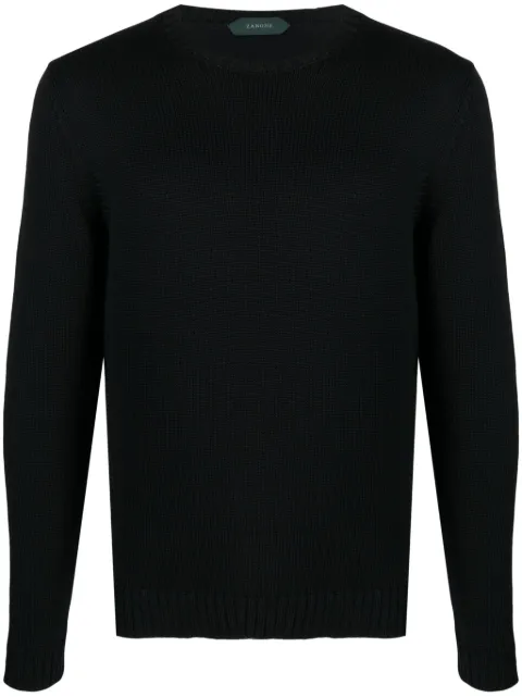 Zanone knitted crew-neck jumper