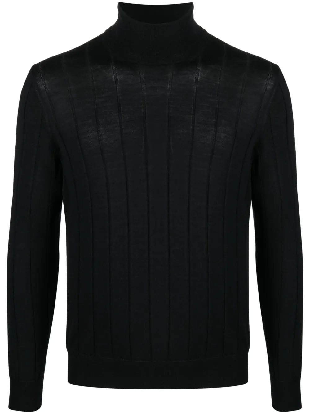 Fileria high-neck ribbed-knit jumper