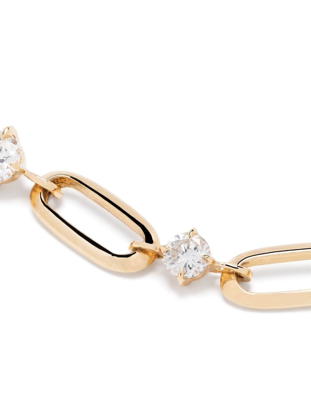Shop Lizzie Mandler Fine Jewelry 18kt Yellow Gold Diamond Link Bracelet