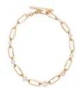 Lizzie Mandler Fine Jewelry 18kt yellow gold diamond link bracelet