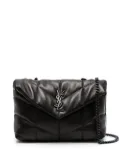 Saint Laurent Loulou Puffer leather shoulder bag - Black