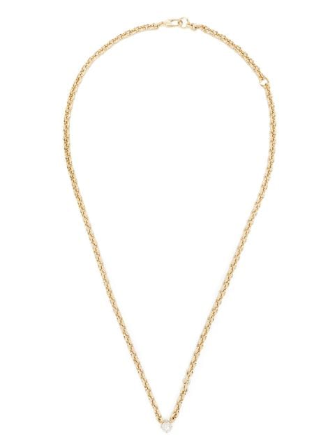 Lizzie Mandler Fine Jewelry цепочка на шею из желтого золота с бриллиантами