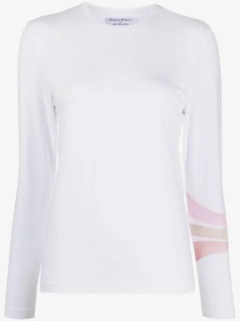 Madison.Maison playera manga larga con motivo 3 Stripe