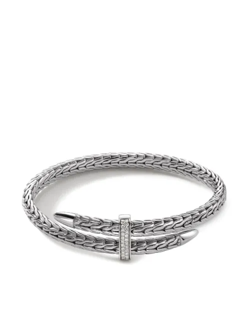Bracelet en sterling pavé de diamants - John Hardy - Modalova