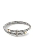 John Hardy sterling-silver and 14k yellow-gold Spear Flex diamond bracelet