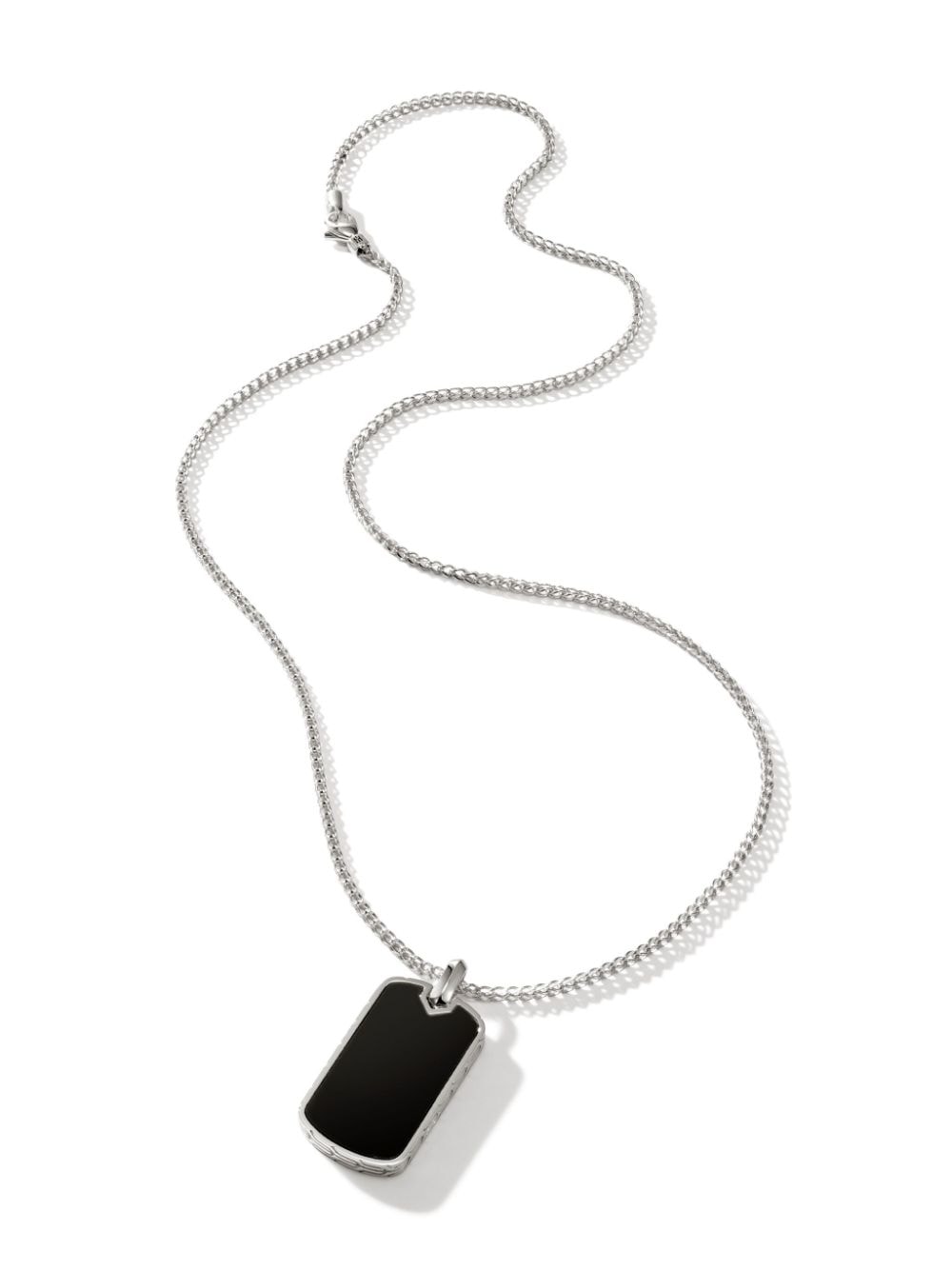 Shop John Hardy Id 2 Mm Statement-pendant Necklace In Silber