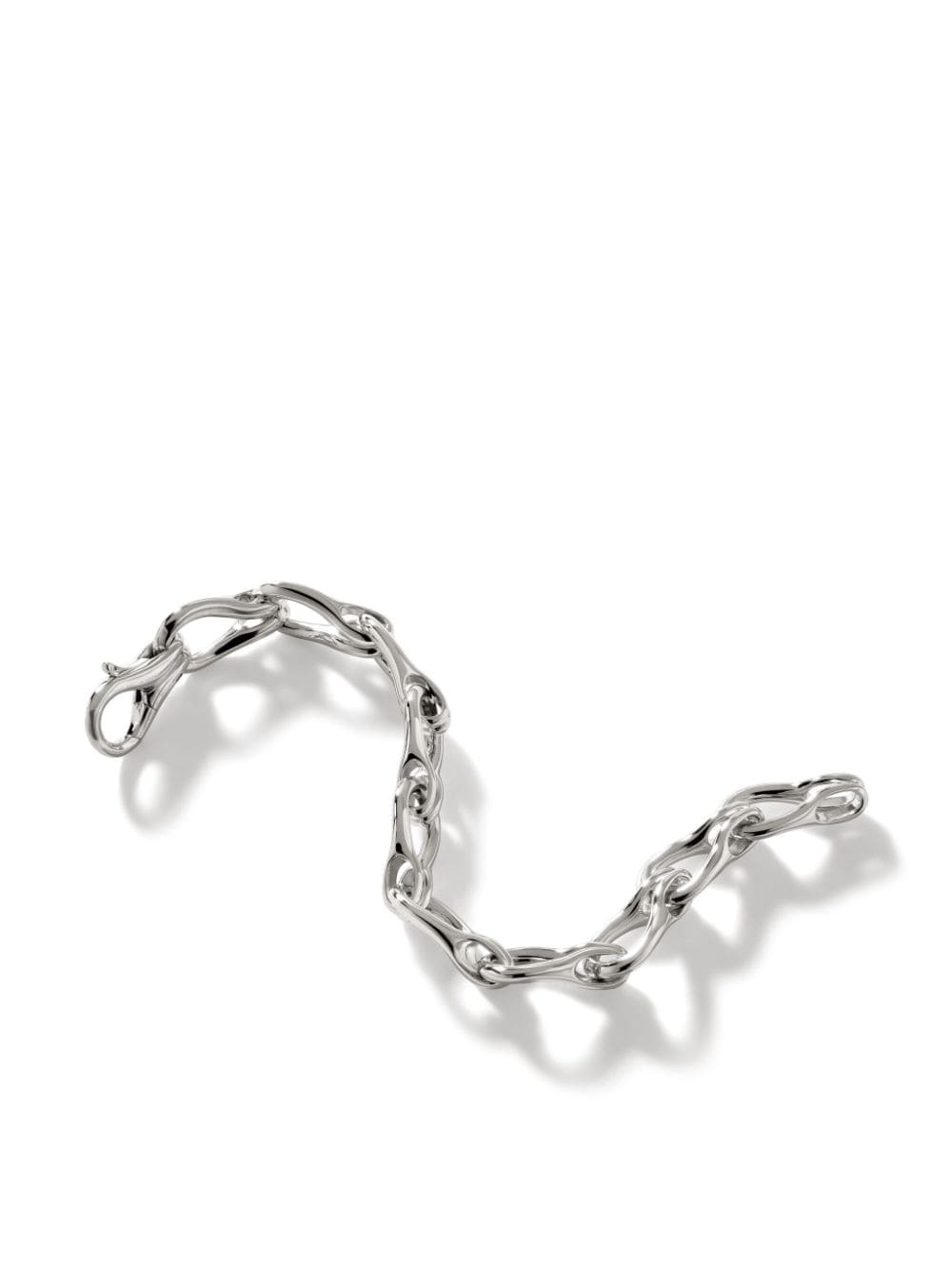 Shop John Hardy Surf Chain-link Bracelet In Silver