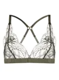 Fleur Of England Ingrid lace bralette - Green