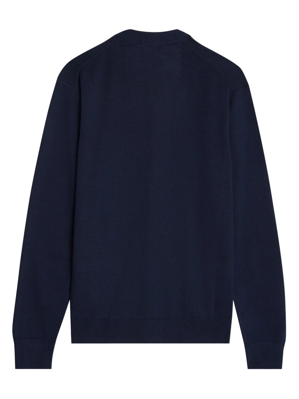 Maison Kitsuné Fox Head-patch cotton cardigan - Blauw