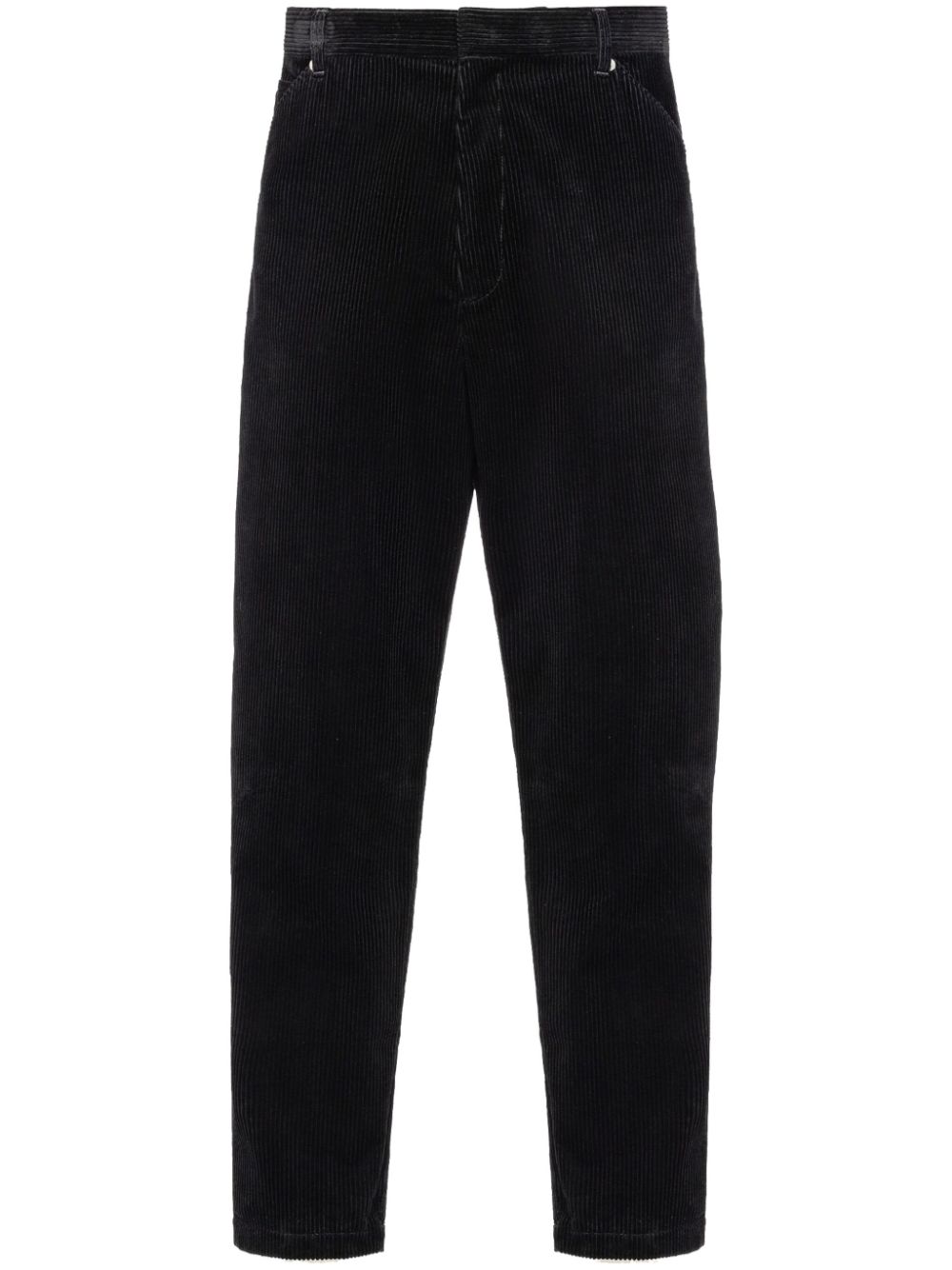 Prada pinwale-corduroy tapered trousers - Black