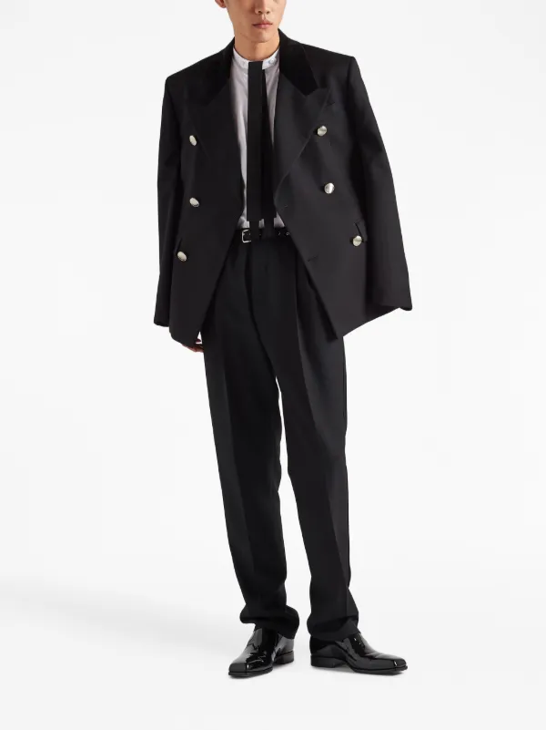 PRADA PANTALONE スラックス 44 NERO Prada Pantalones De Vestir | Negro | FARFETCH CL