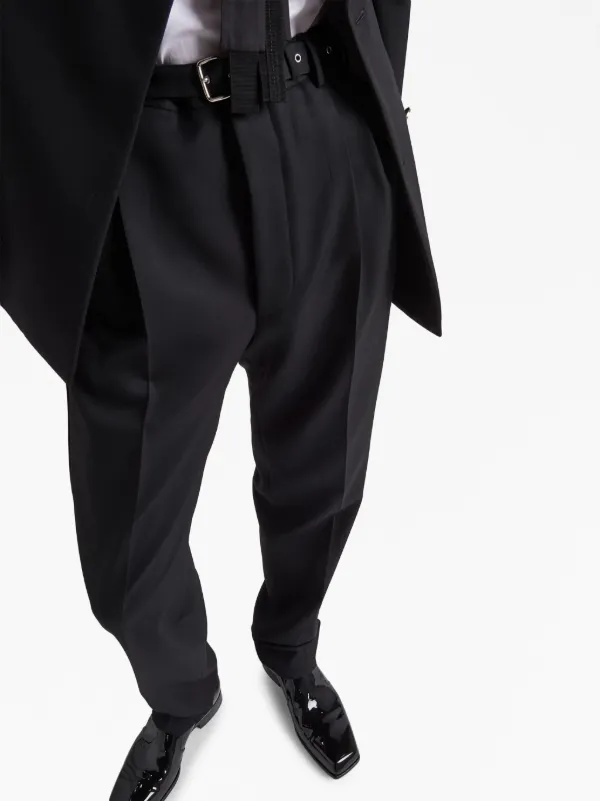 PRADA PANTALONE スラックス 44 NERO Prada Pantalones De Vestir | Negro | FARFETCH CL
