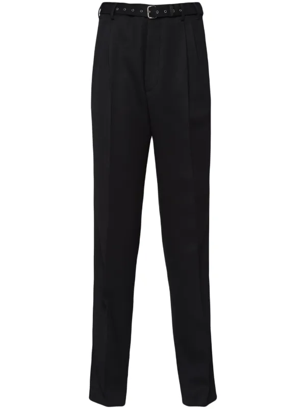 PRADA PANTALONE スラックス 44 NERO Prada Pantalones De Vestir | Negro | FARFETCH CL