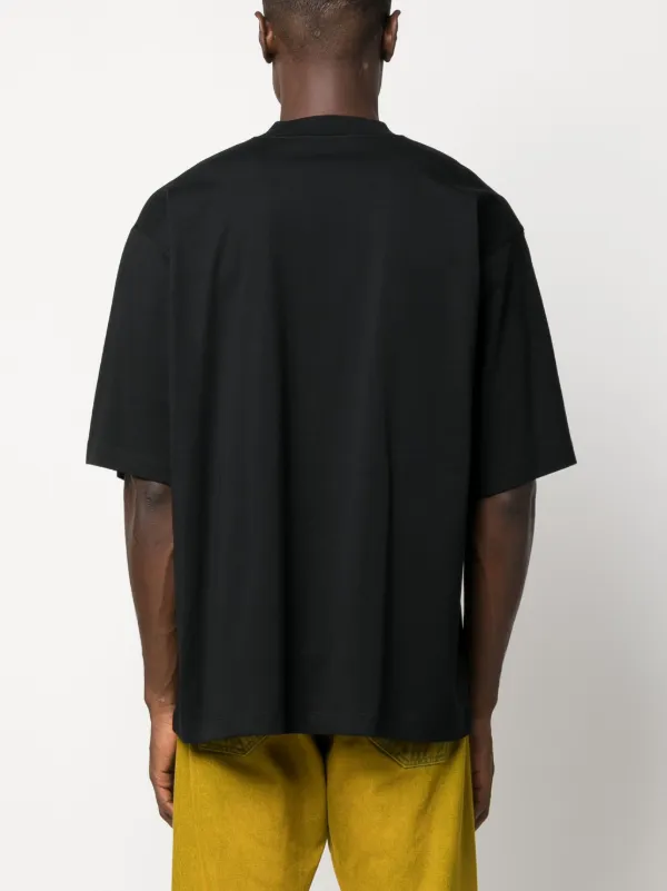 Marni logo-print Cotton T-shirt | Black | FARFETCH