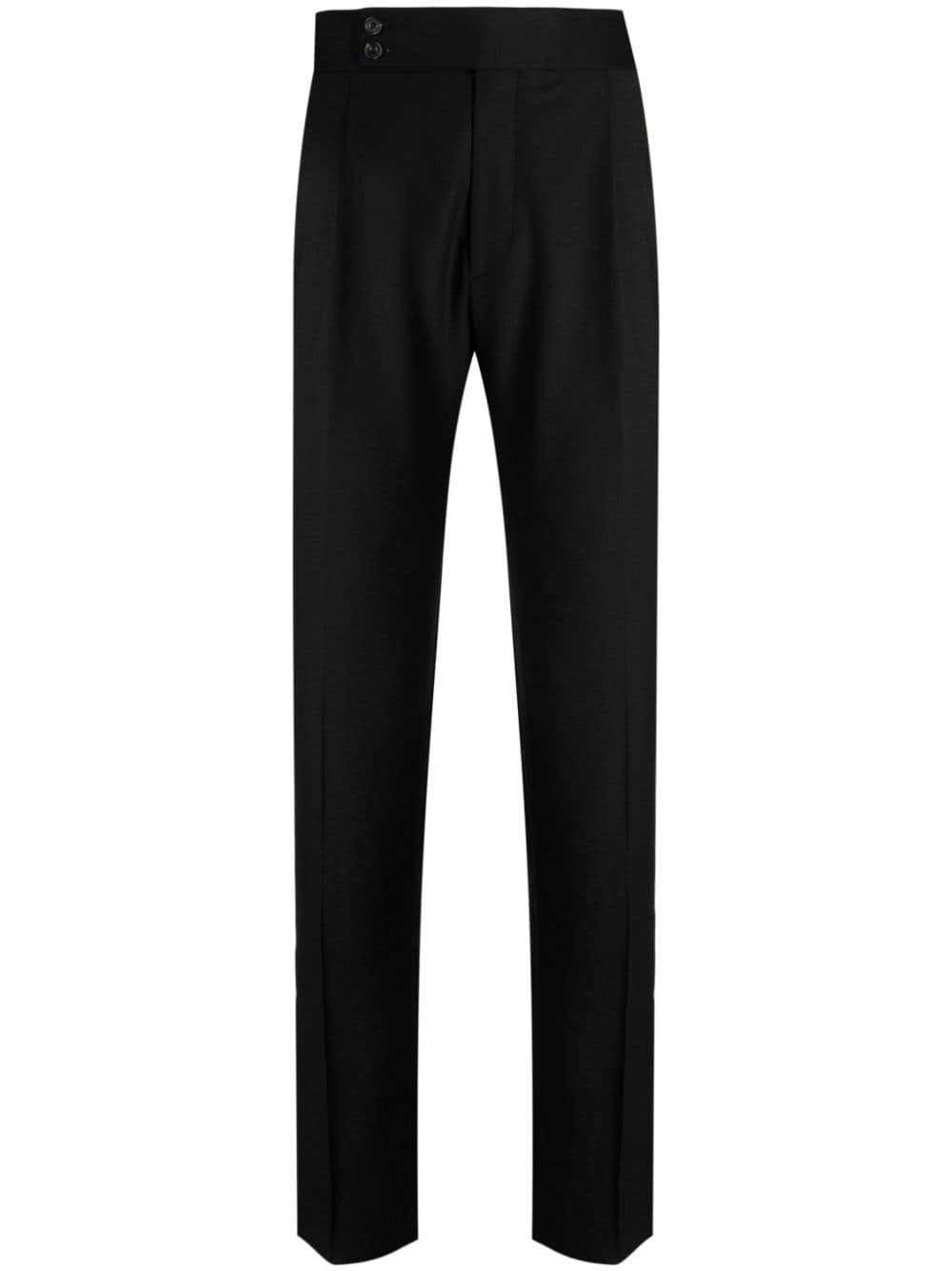 Man On The Boon. High-waist Tailored Trousers In Black