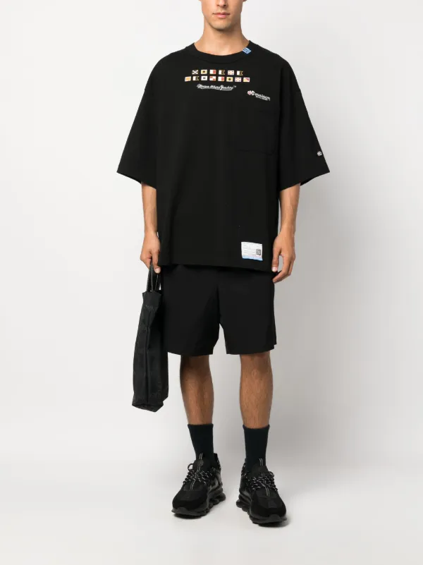 Maison MIHARA YASUHIRO logo-embroidered Cotton T-shirt - Farfetch