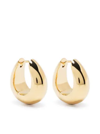 Tom Wood Medium Ice Hoop Earrings - Farfetch