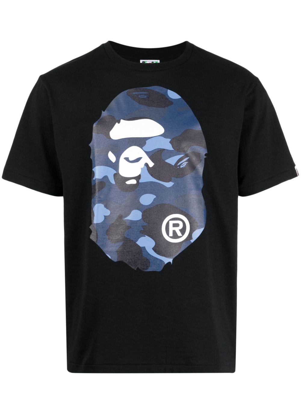a bathing ape® t-shirt en coton à imprimé graphique - noir