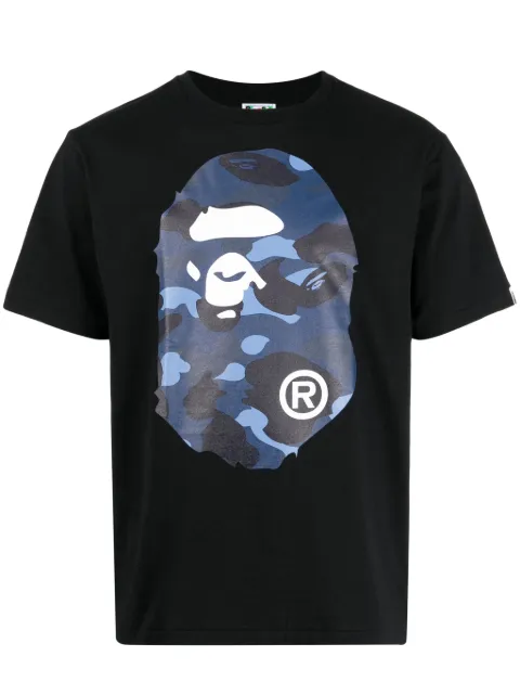 A BATHING APE® graphic-print cotton T-shirt