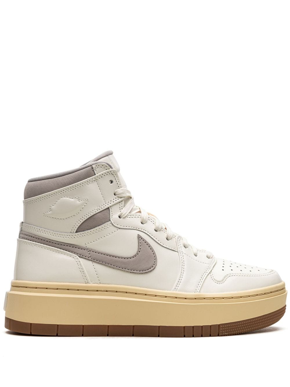 Jordan Air  1 Elevate High Se "sail/pale Vanilla/gum Medium Brown/college Grey" Sneakers In White