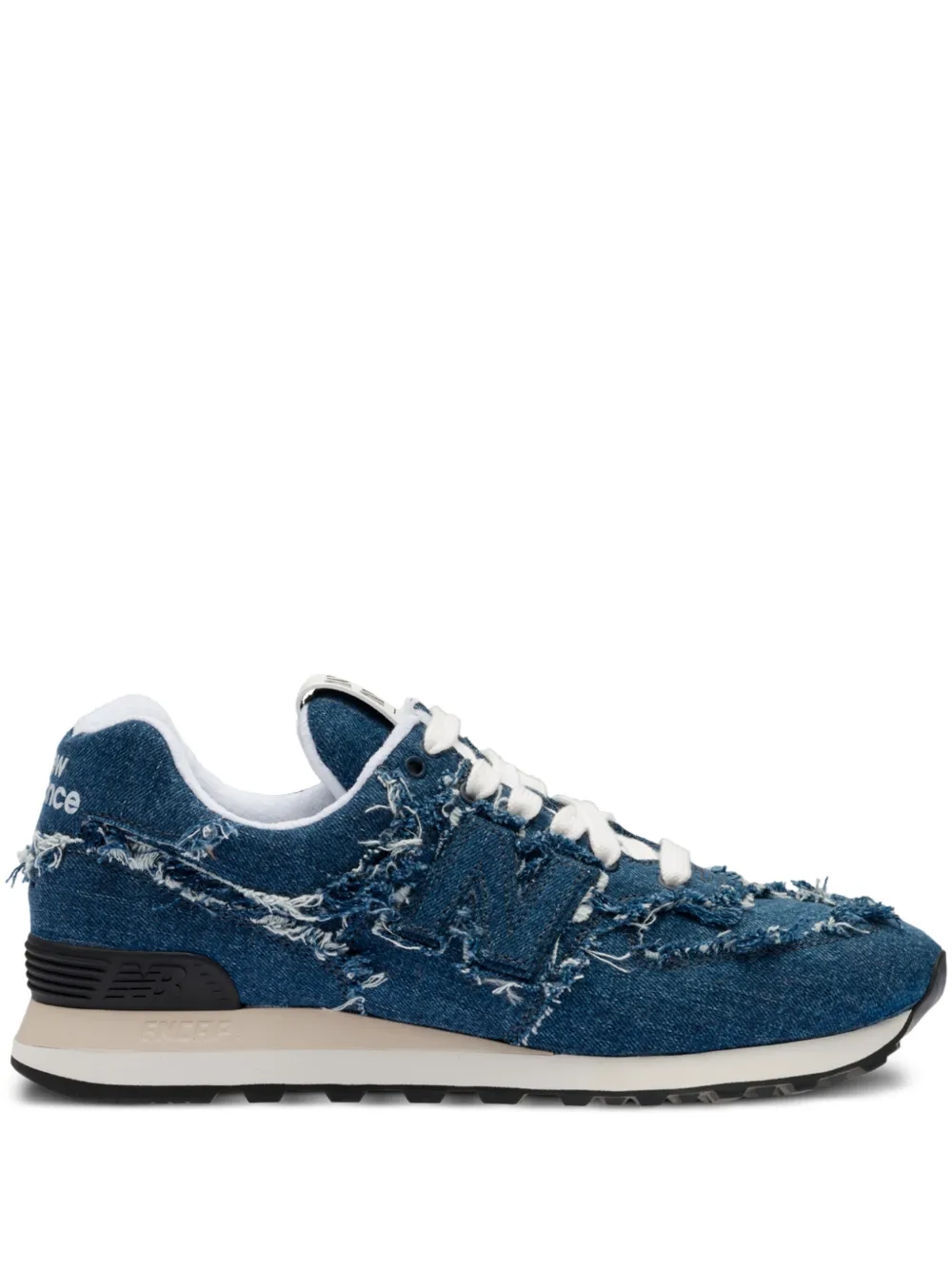 New Balance 574 x Miu Miu デニム スニーカー ベージュ-