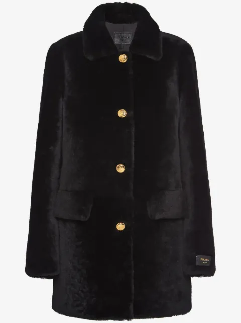 Prada Shearling-Mantel