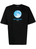 Off-White moon-print cotton T-shirt - Black