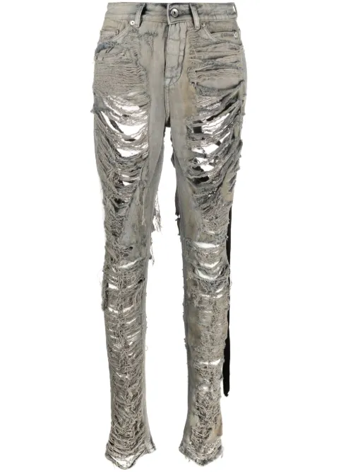 Jean à effet usé - Rick Owens DRKSHDW - Modalova