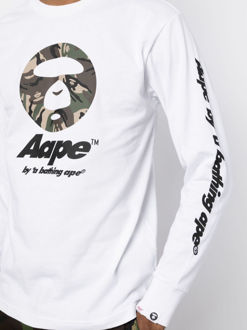 logo-print long-sleeve T-shirt