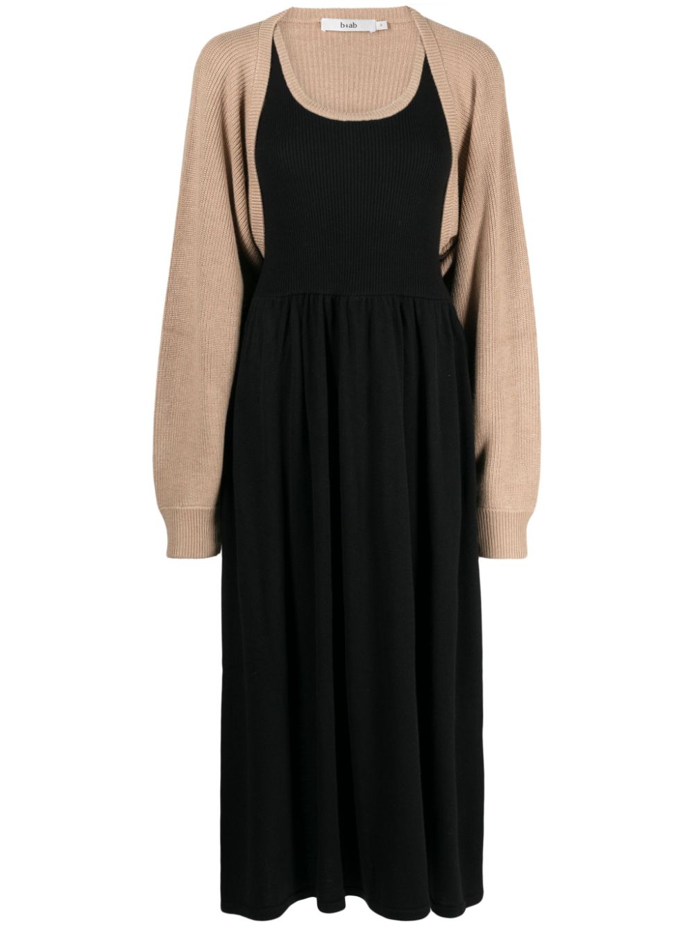 B+ab Scoop-neck Sleeveless Dress In Black