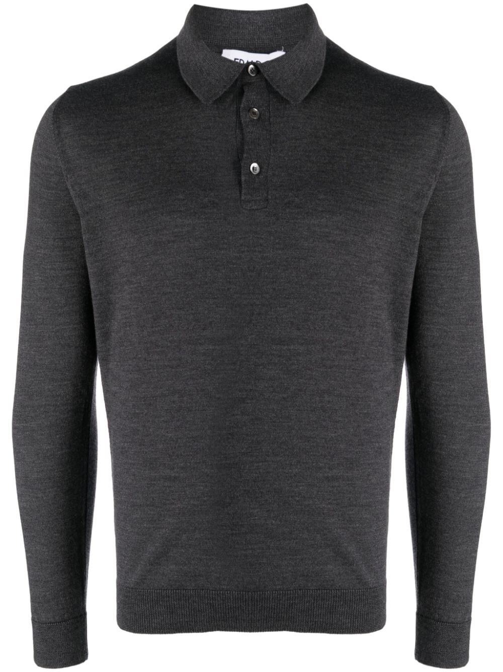 Eraldo Merino-wool Polo Shirt In Grey