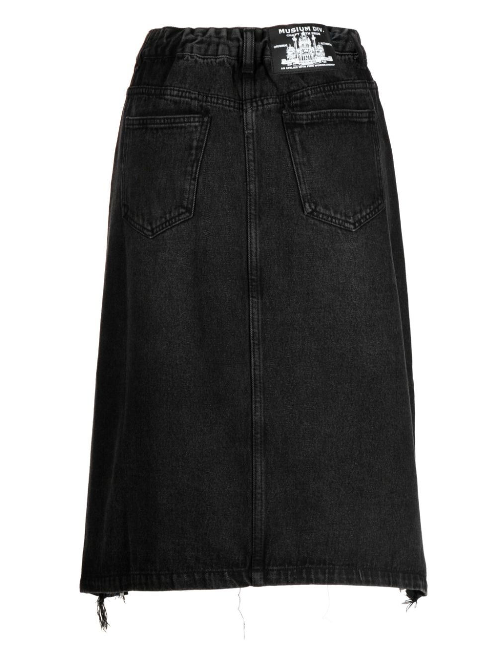 Musium Div. Denim rok - Zwart