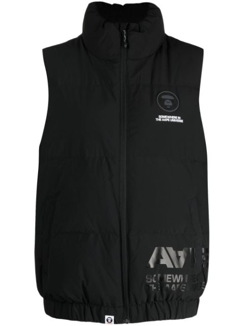 AAPE BY *A BATHING APE funnel-neck padded gilet Women