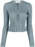 Live The Process Juno wide-ribbed cardigan - Blue