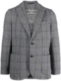 Circolo 1901 plaid-check single-breasted blazer - Blue