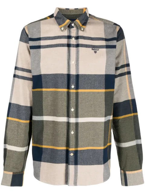 Barbour plaid-check pattern shirt