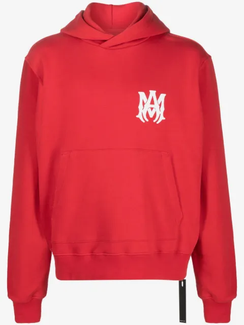 AMIRI logo-print cotton hoodie