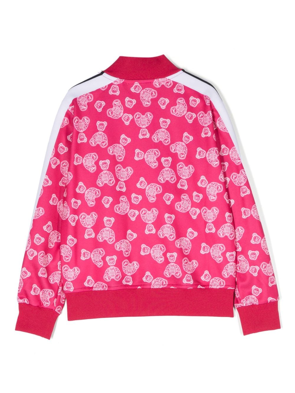 Palm Angels Kids Bomberjack met teddybeerprint - Roze