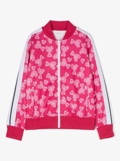 Palm Angels Kids bomberjacka med tryck