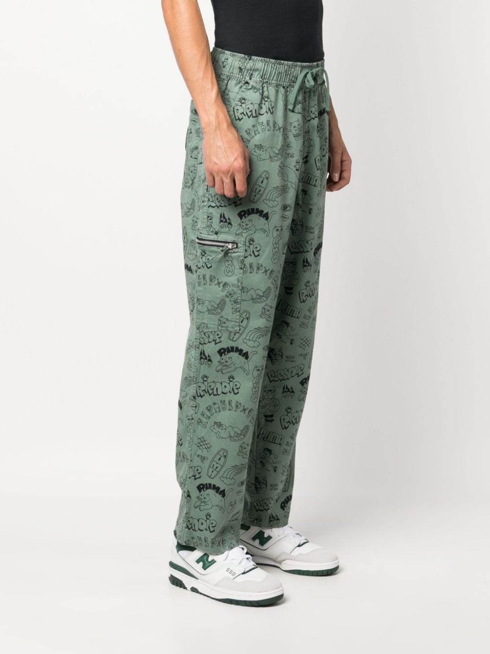 PUMA x Ripndip graphic-print Twill Trousers - Farfetch