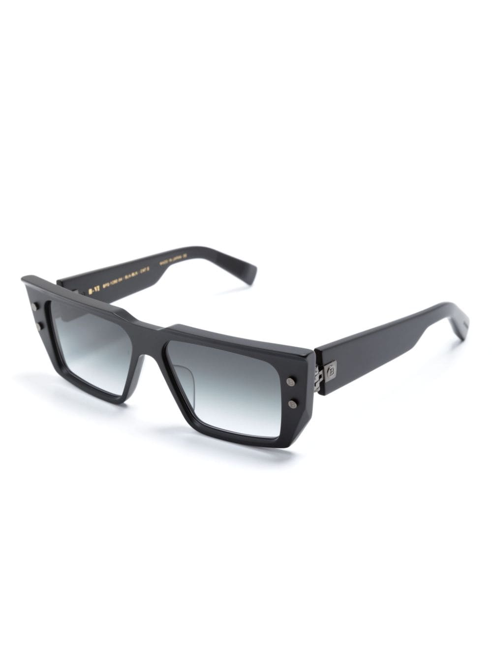 Shop Balmain Eyewear Bvi Cat-eye Frame Sunglasses In Schwarz