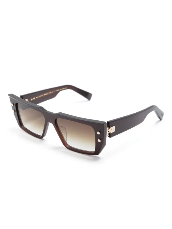 Balmain Eyewear BVI cat-eye Frame Sunglasses | Brown  display picture 3