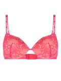 DSQUARED2 floral-lace half-cup bra - Pink