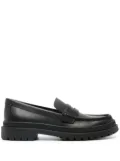 Coach penny-slot leather loafers - Black