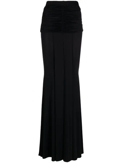 Gemy Maalouf high-waisted ruched skirt