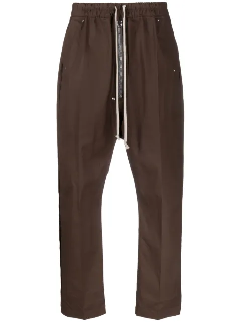 Rick Owens drop-crotch drawstring trousers